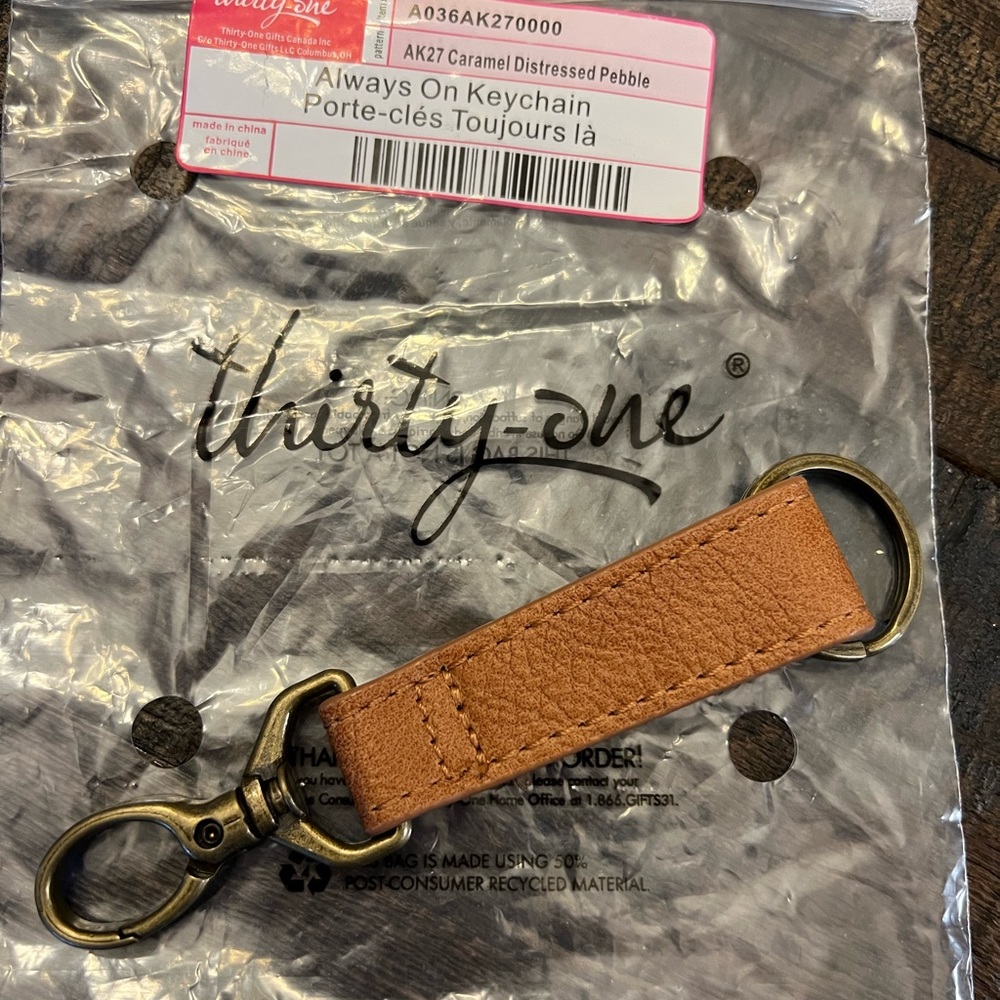 Thirty one Always on Keychain NEW